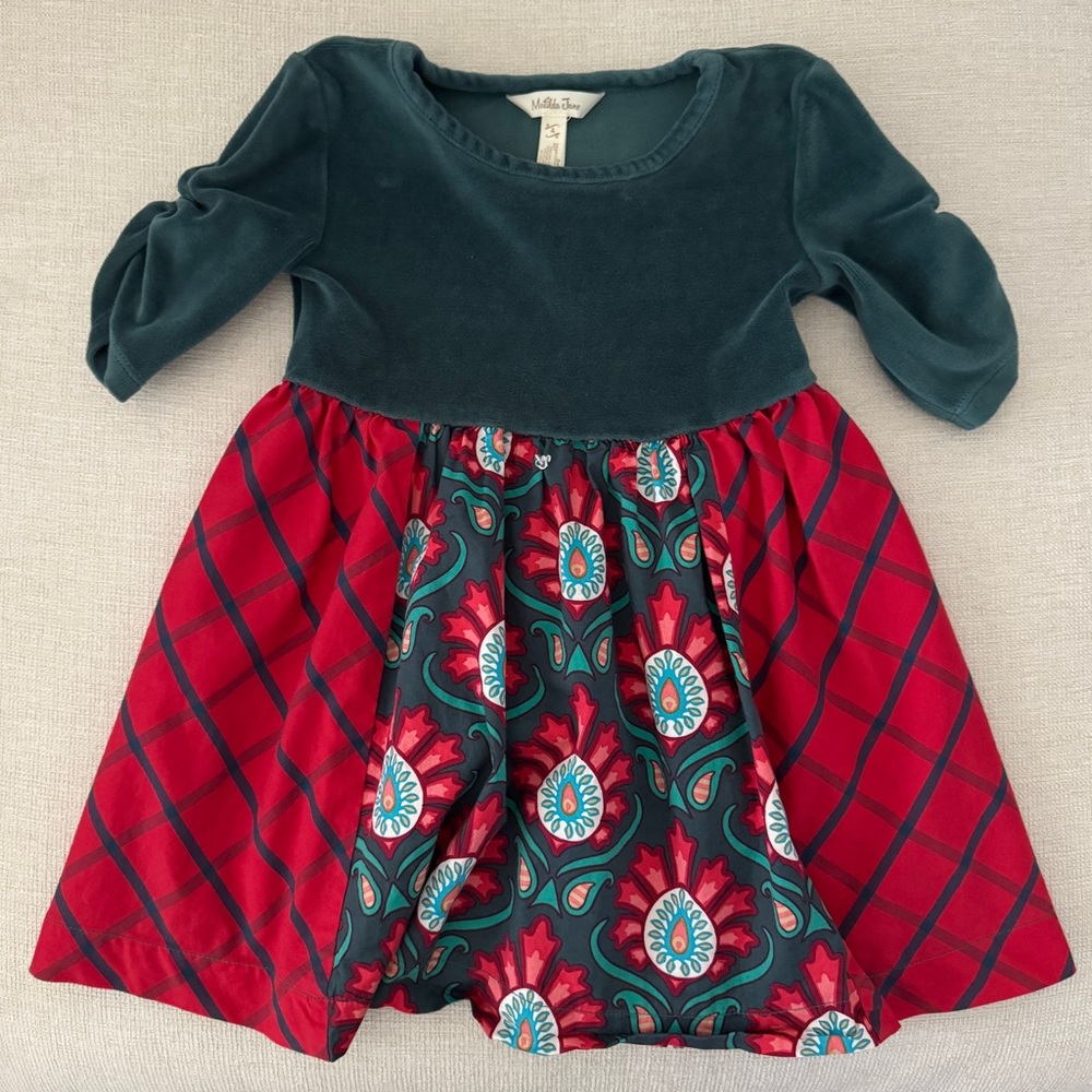 Matilda Jane In The Spirit Dress Holiday Christmas size 4